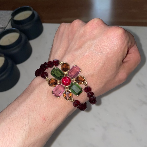 Swarovski RARE Daniel Signed Disney Cinderella Beaded Crystal Encrusted Bracelet - Picture 14 of 16